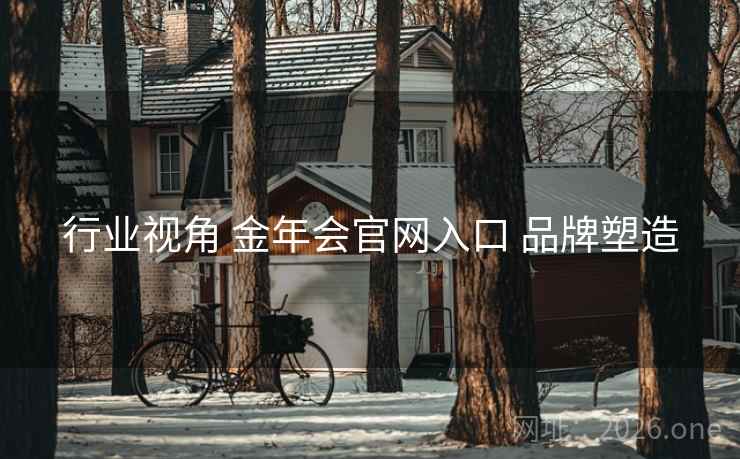 行业视角 金年会官网入口 品牌塑造