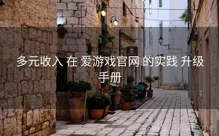 多元收入 在 爱游戏官网 的实践 升级手册