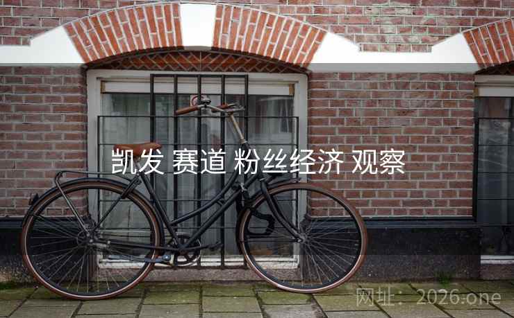凯发 赛道 粉丝经济 观察