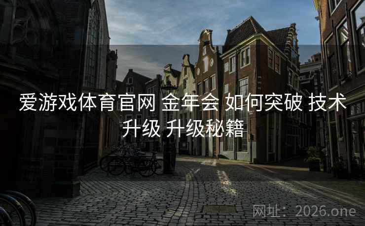 爱游戏体育官网 金年会 如何突破 技术升级 升级秘籍
