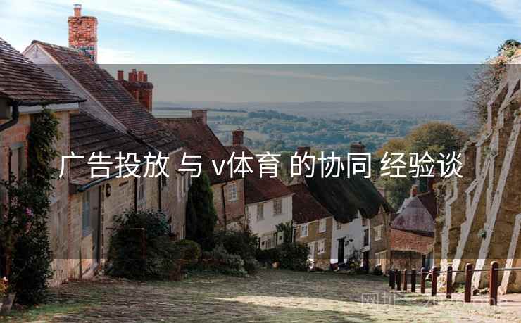 广告投放 与 v体育 的协同 经验谈