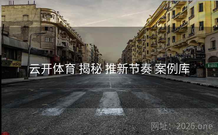 云开体育 揭秘 推新节奏 案例库
