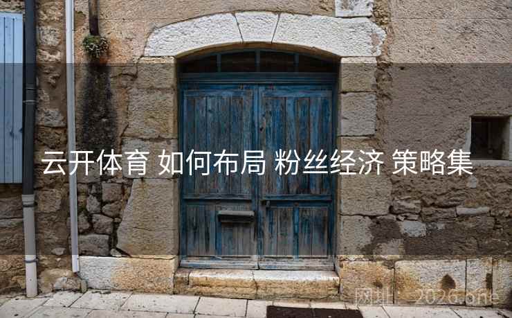 云开体育 如何布局 粉丝经济 策略集