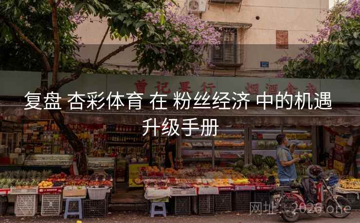 复盘 杏彩体育 在 粉丝经济 中的机遇 升级手册