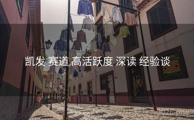 凯发 赛道 高活跃度 深读 经验谈