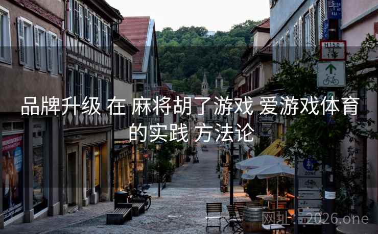 品牌升级 在 麻将胡了游戏 爱游戏体育 的实践 方法论