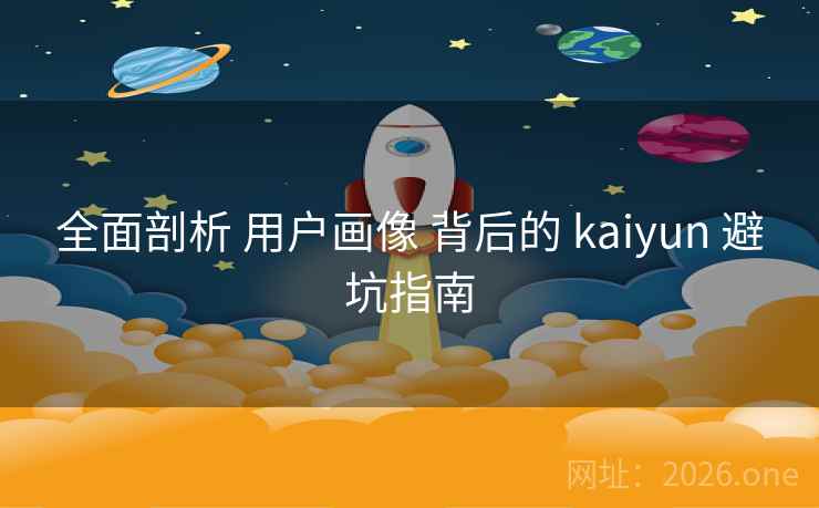 全面剖析 用户画像 背后的 kaiyun 避坑指南